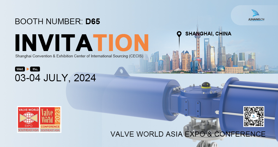 Juhang sa zúčastní na Valve World Asia Expo 2024
